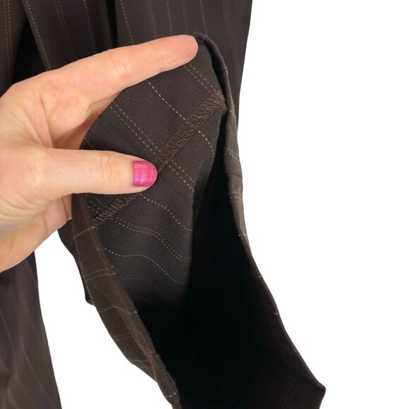 NWT Vintage David Brooks Brown Straight Leg Dress Pants Women’s 18 - Picture 7 of 7